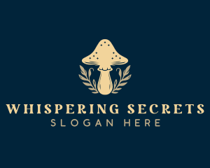 Herbal Fungus Mushroom Logo