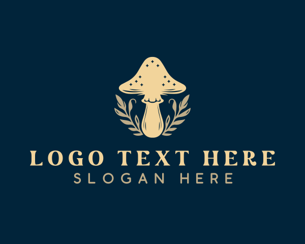 Shrooms logo example 3