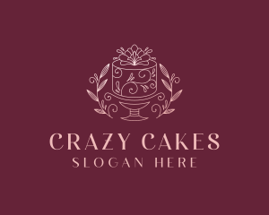 Wedding Cake Dessert logo design