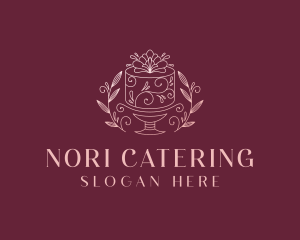 Wedding Cake Dessert logo design