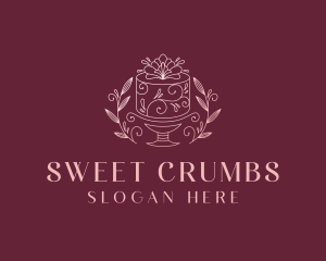 Wedding Cake Dessert logo design