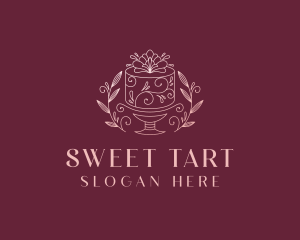 Wedding Cake Dessert logo design