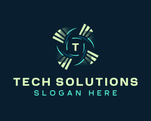 Biotech Software Technology logo design