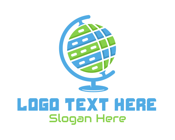 Globe logo example 1