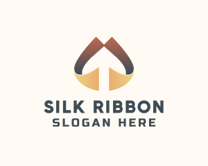 Elegant  Arrow Ribbon logo design