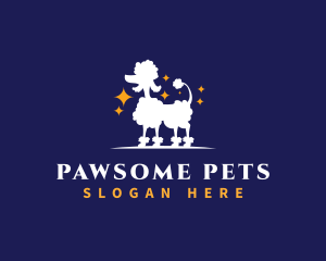 Pet Poodle Grooming logo