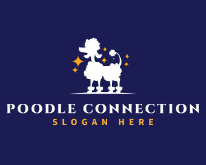 Pet Poodle Grooming logo