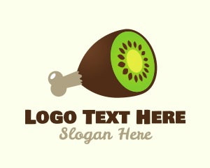 Kiwi Ham Meat Logo