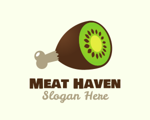 Kiwi Ham Meat logo design