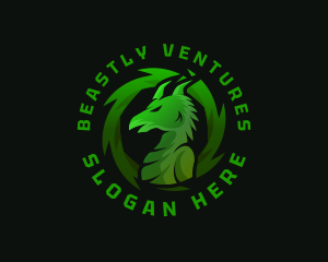 Beast Dragon Monster  logo design