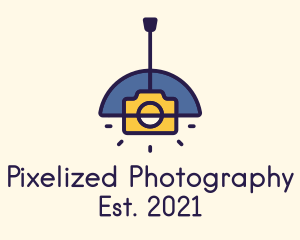 Camera Ceiling Lamp logo design