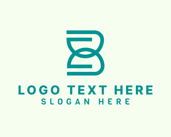 Letter EB logo example 2