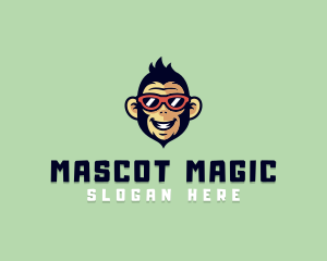 Cool Monkey Sunglasses logo design