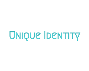 Blue Thin Wordmark logo