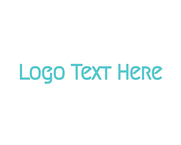 Font logo example 1