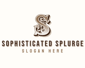 Antique Western Typography logo design