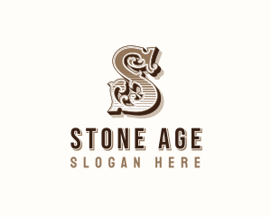 Antique Western Typography logo design