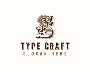 Antique Western Typography logo