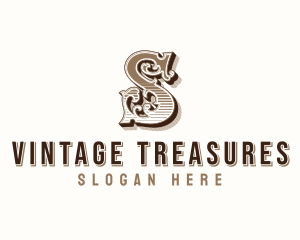 Antique Western Typography logo