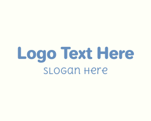 Baby Boy Text Font logo