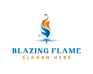 Flaming Cold Ice logo design