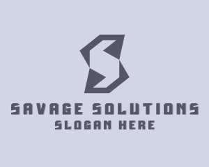 Modern Company Letter S logo design