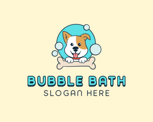 Bubble Bath Dog logo design