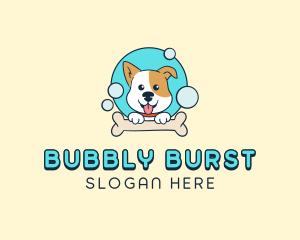 Bubble Bath Dog logo design