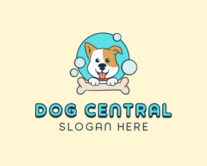 Bubble Bath Dog logo design