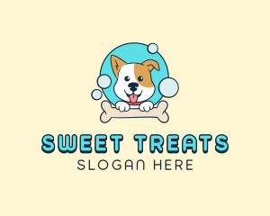 Bubble Bath Dog logo design