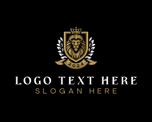 Premium Lion Crest logo
