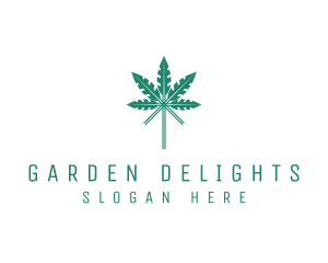 Organic Herbal Leaf logo design