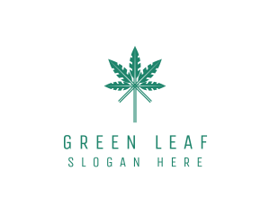 Organic Herbal Leaf logo design