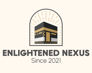 Kaaba Muslim Mosque logo design