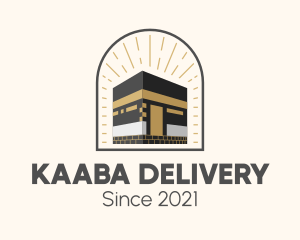 Kaaba Muslim Mosque logo design