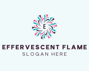 Carnival Firework Festival logo design