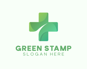 Green Medical Cross logo design