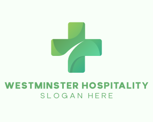 Green Medical Cross logo design