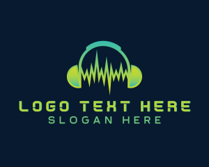 Sound - Sound Recording Headphones logo design