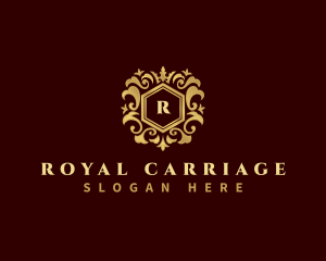 Decorative Royal Crown logo design