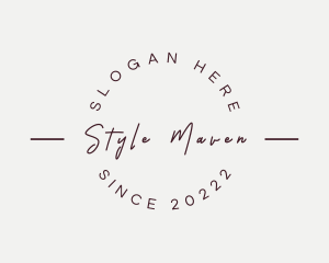 Modern Style Brand logo design