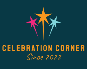 Star Fireworks Celebration  logo design