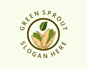 Organic Pistachio Nut logo design