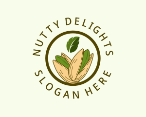 Organic Pistachio Nut logo design