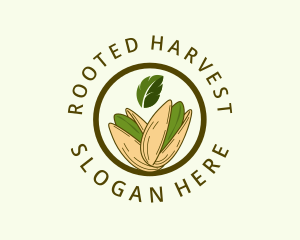 Organic Pistachio Nut logo design