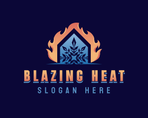 Thermal Heating Cooling logo design