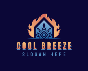 Thermal Heating Cooling logo design