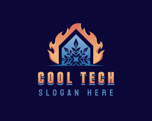 Thermal Heating Cooling logo design