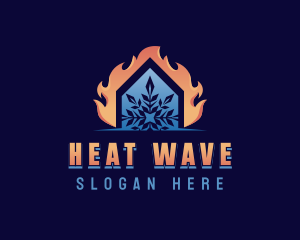 Thermal Heating Cooling logo design