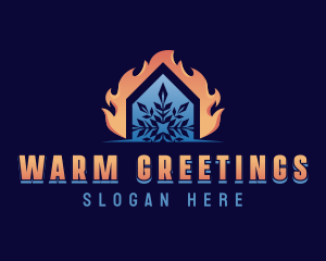 Thermal Heating Cooling logo design